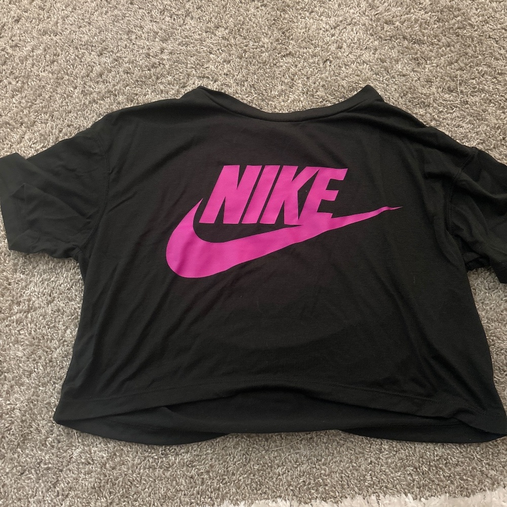 Olive Green Nike crop top
